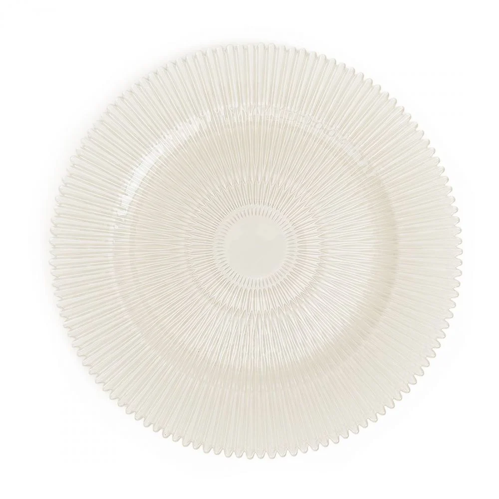 White Burst Charger / $6 each