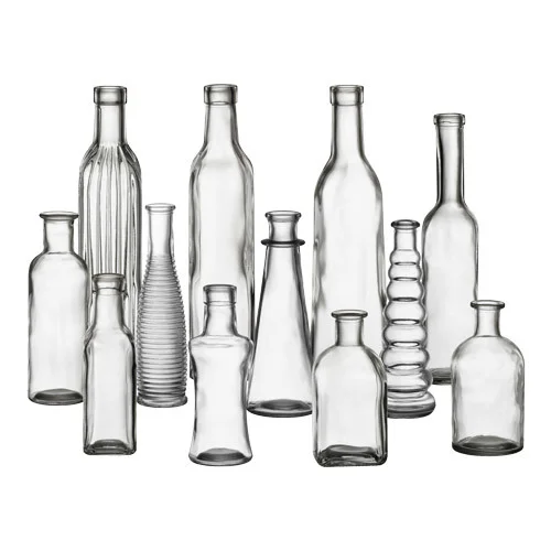 Mixed Clear Bottle Vases.jpg