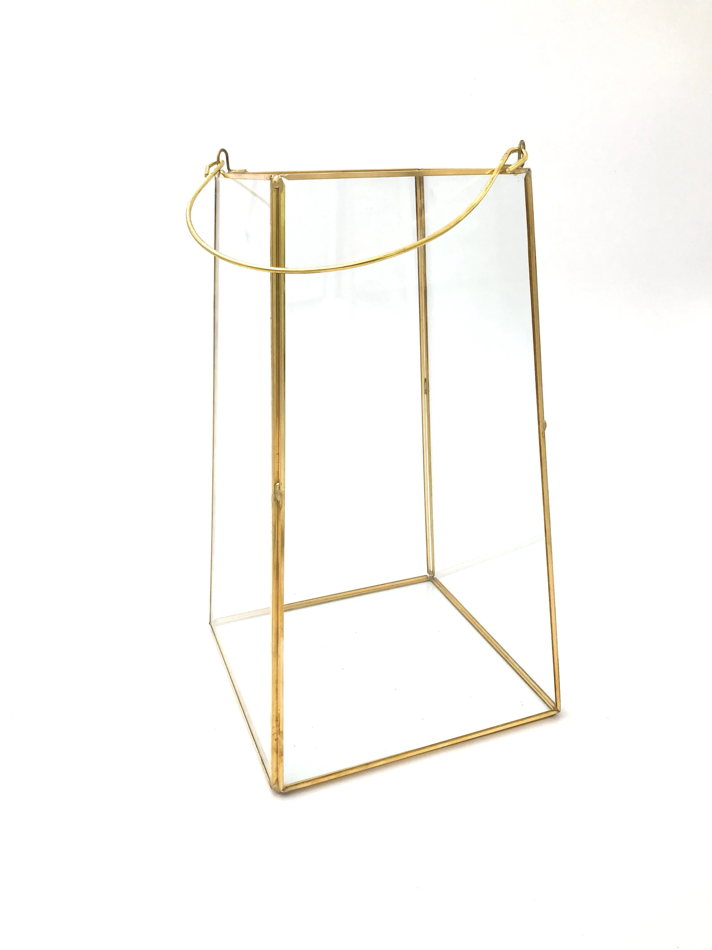 Gold Trapezoid Lantern / $18 each
