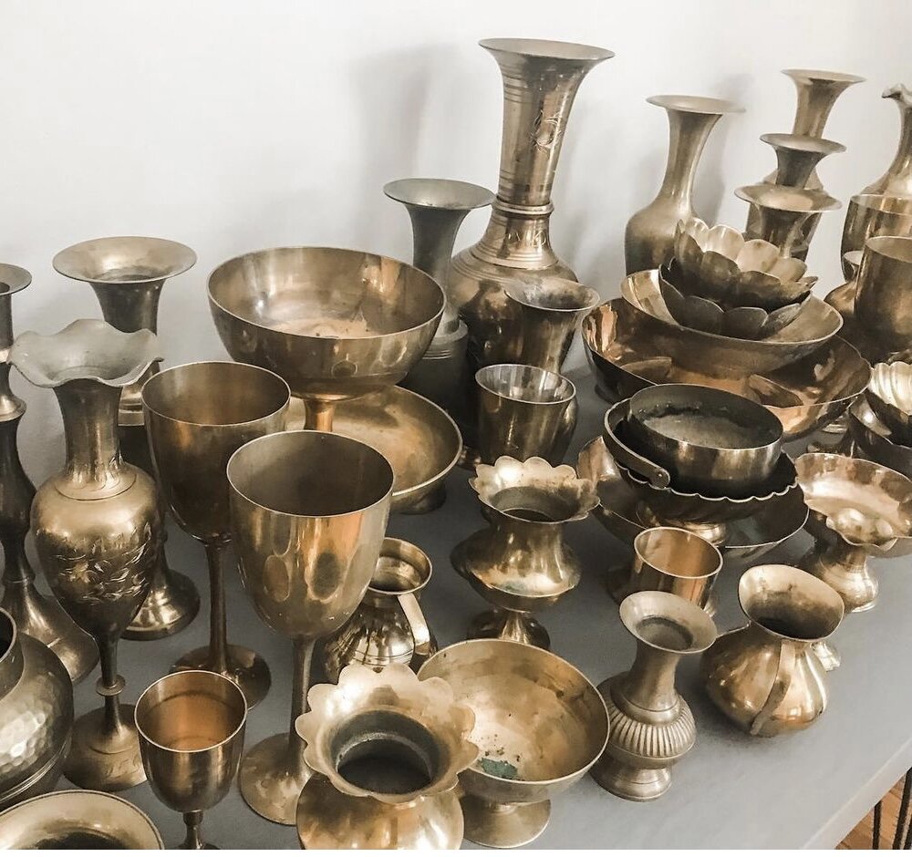 Brass Vases / starting at $3 — Lincoln Florist Event Rentals