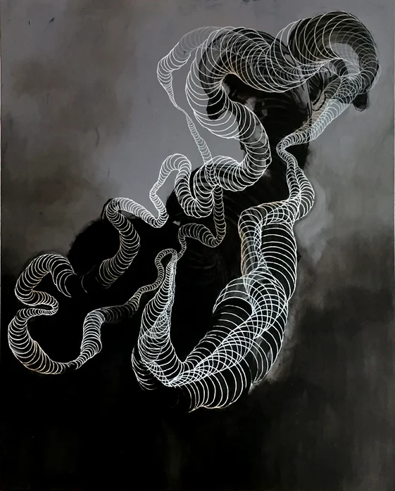 interminable measure 60" X 48" acrylic on canvas 2015