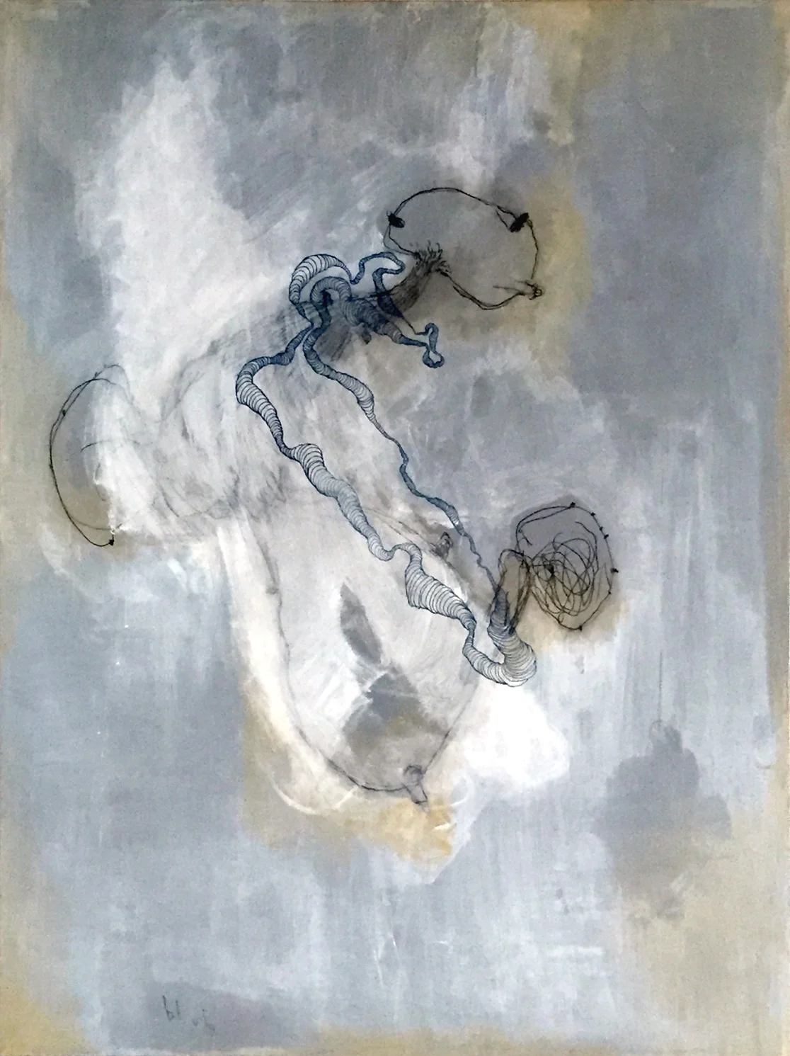blub 64" X 48" acrylic on canvas 2015
