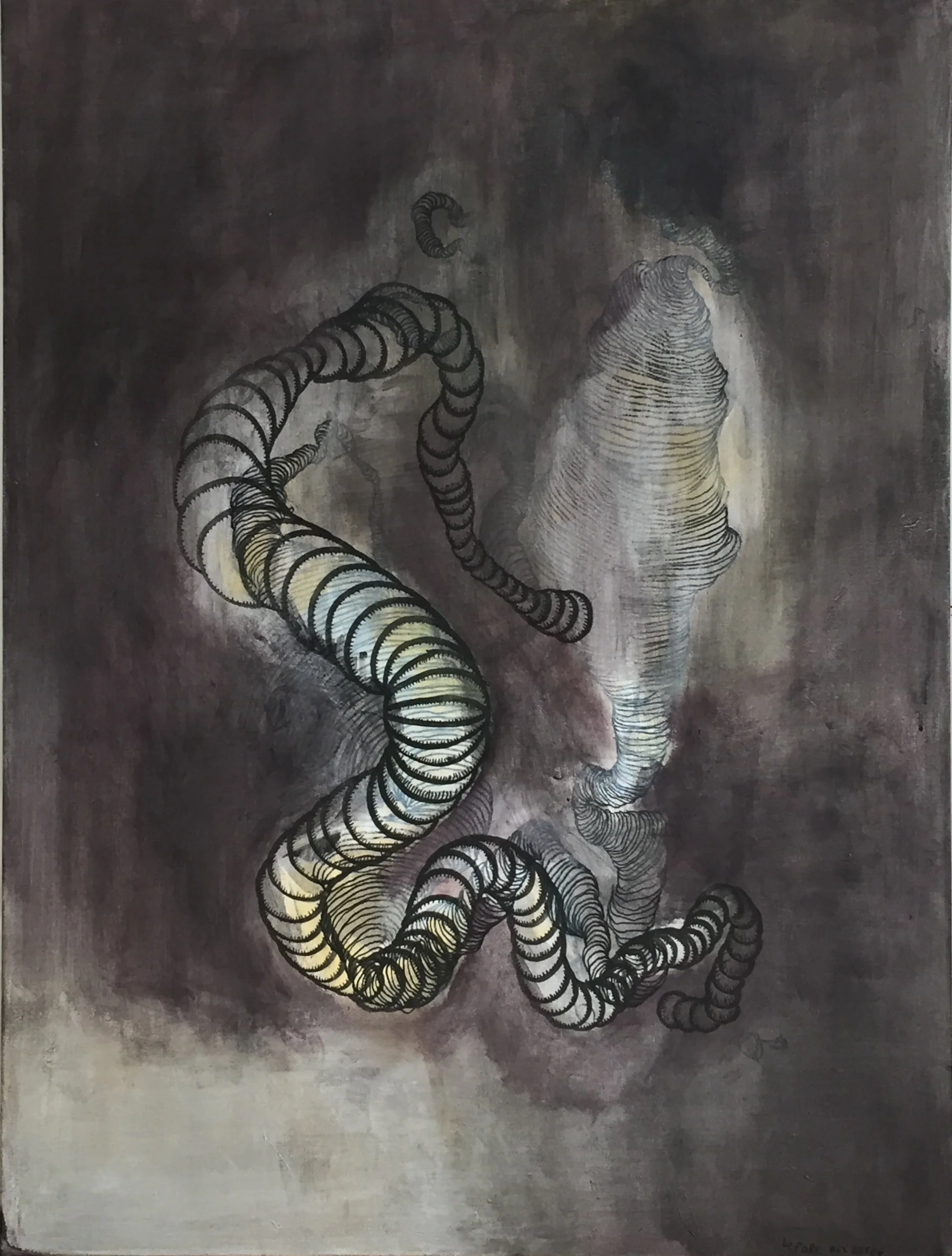 before, not after 48" X 36" acrylic on canvas 2016
