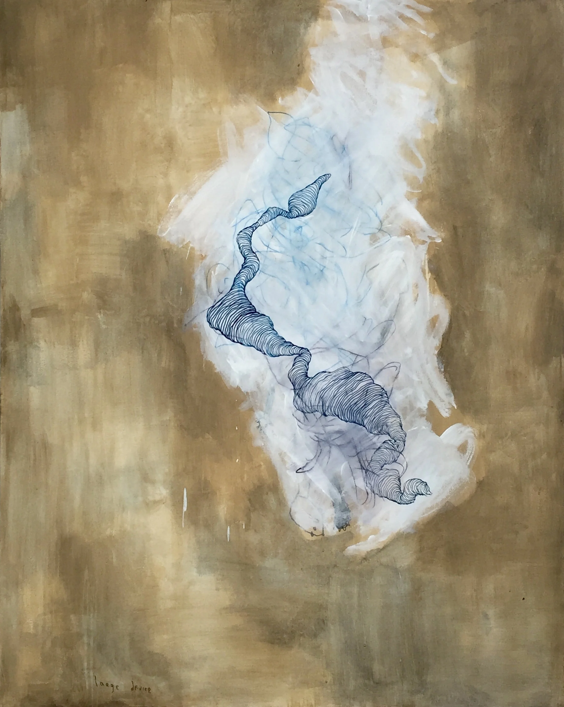 large device 60" X 48" acrylic on canvas 2015