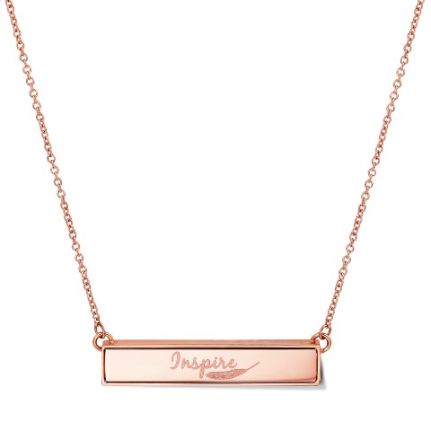 TWYN take what you need bar necklace silver rose gold interchangeable adjustable gift