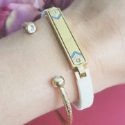 Copy of inscription engrave engraveable personalize custom TWYN bar interchageable necklace fashion gift silver gold rosegold arrow