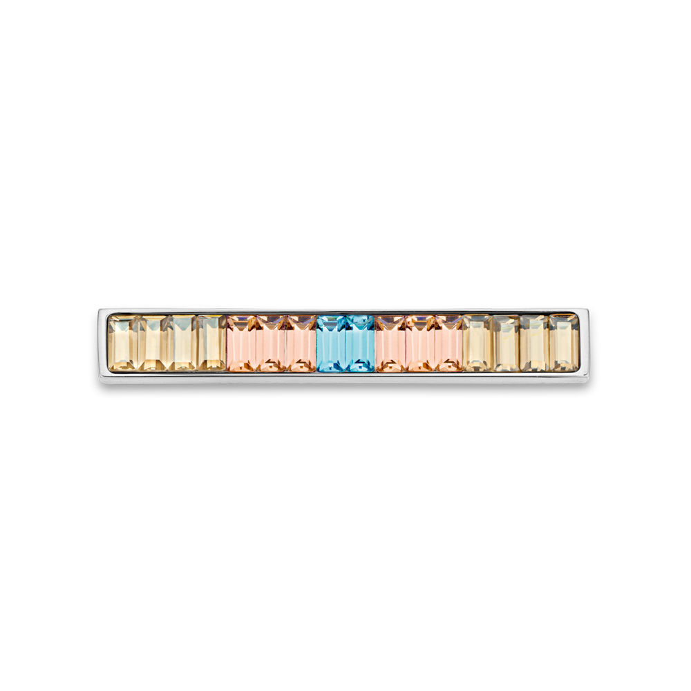 Copy of TWYN blueberry ruby blush mosaic bar interchageable necklace fashion gift silver gold rosegold melody swarovski champagne