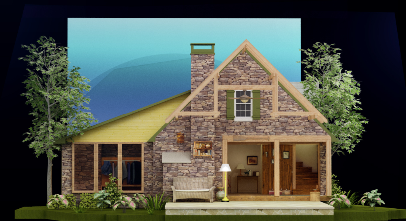 2013 3d Graphic for The Tony Awards (White Cherry Productions) " Vanya and Sonia and Masha and Spike" , best play segment., animated sequence.