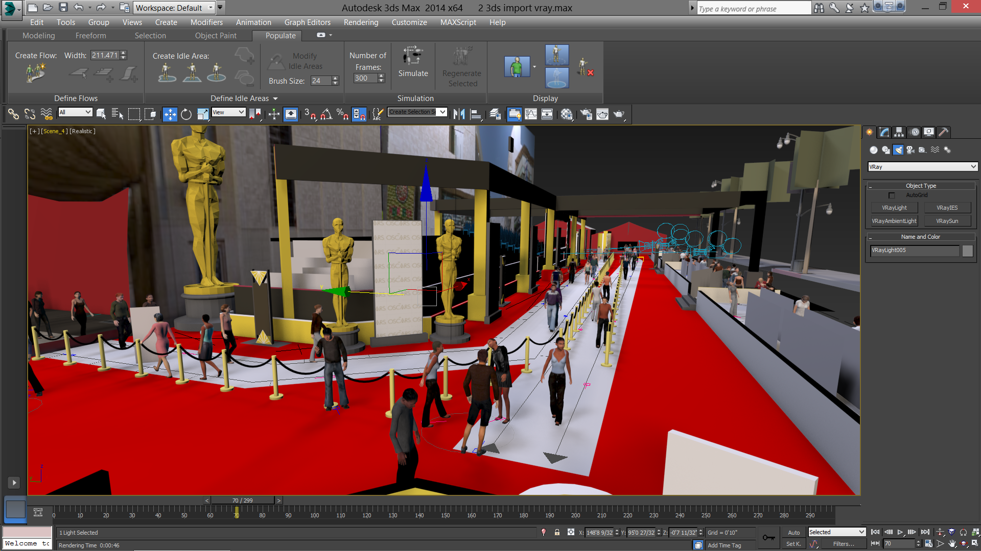 The 2015 Oscars Red Carpet Show 2015 Pre-Viz..