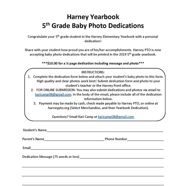 5th grade families: this is due Friday, just FYI!