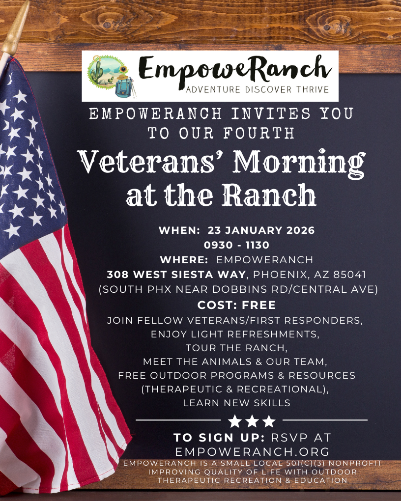 Veterans &amp; First Responders "Morning at the Ranch"
