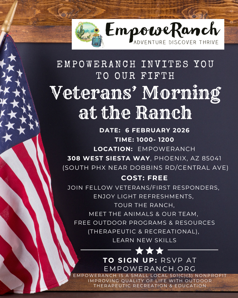 Veterans &amp; First Responders "Morning at the Ranch"