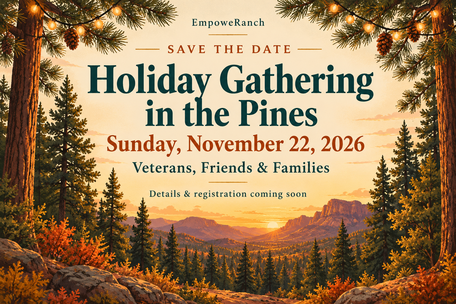 SAVE THE DATE: Veterans Gathering in the Pines