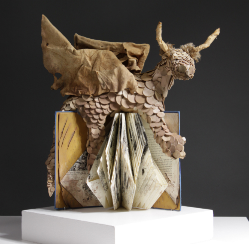 2104 Best of Show and 1st Place Sculptor Abigail Glover. Drakon. McCutcheon H.S. 