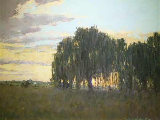 Willow Sunset, Carol Wasson, pastel Indiana Now 2016: The Bicentennial