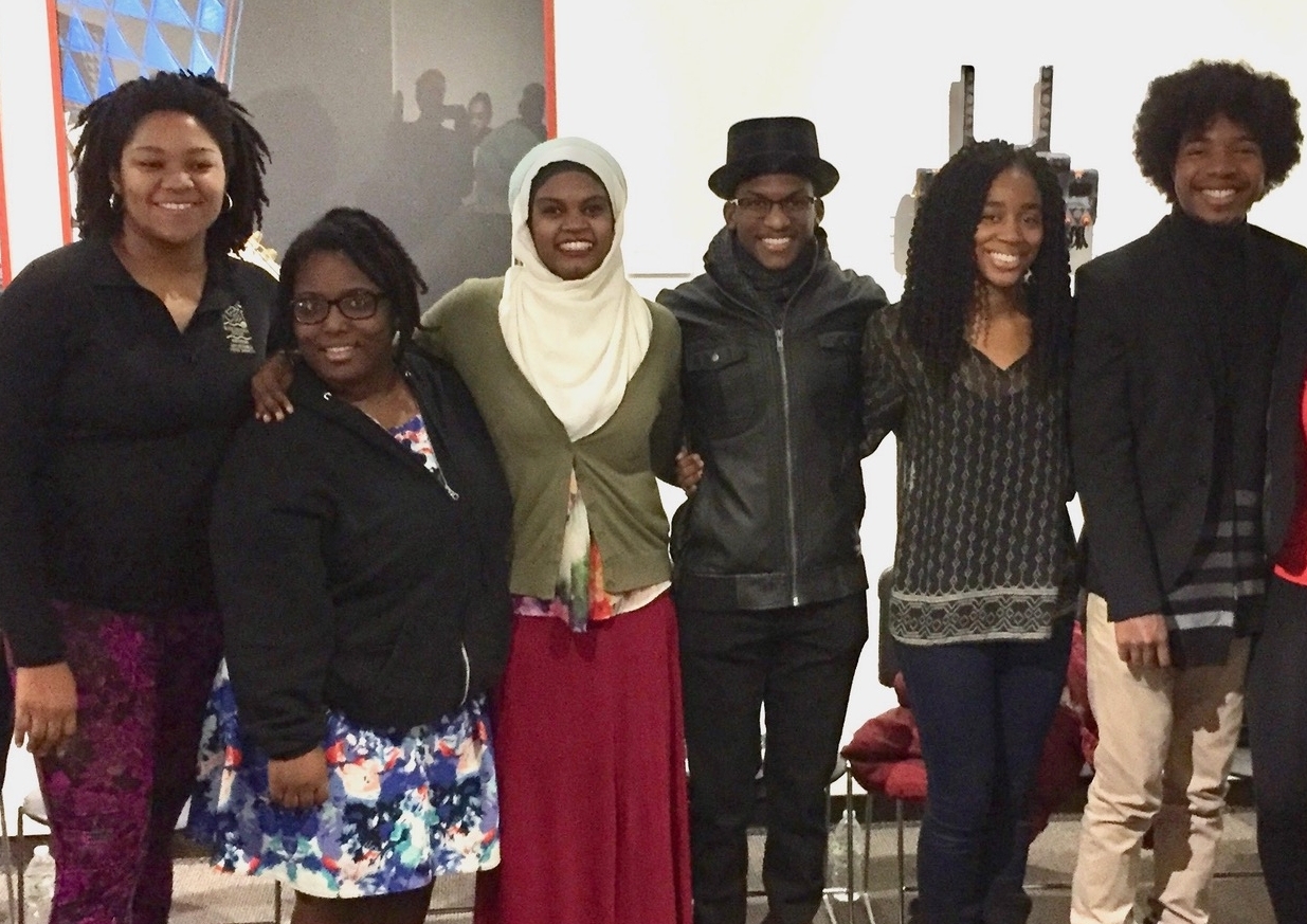Chanel Beebe, Maya McChristion, Aanisah Mubarak, Dominique Shelby, Latrice Young and Aaron "A J " Lucky
