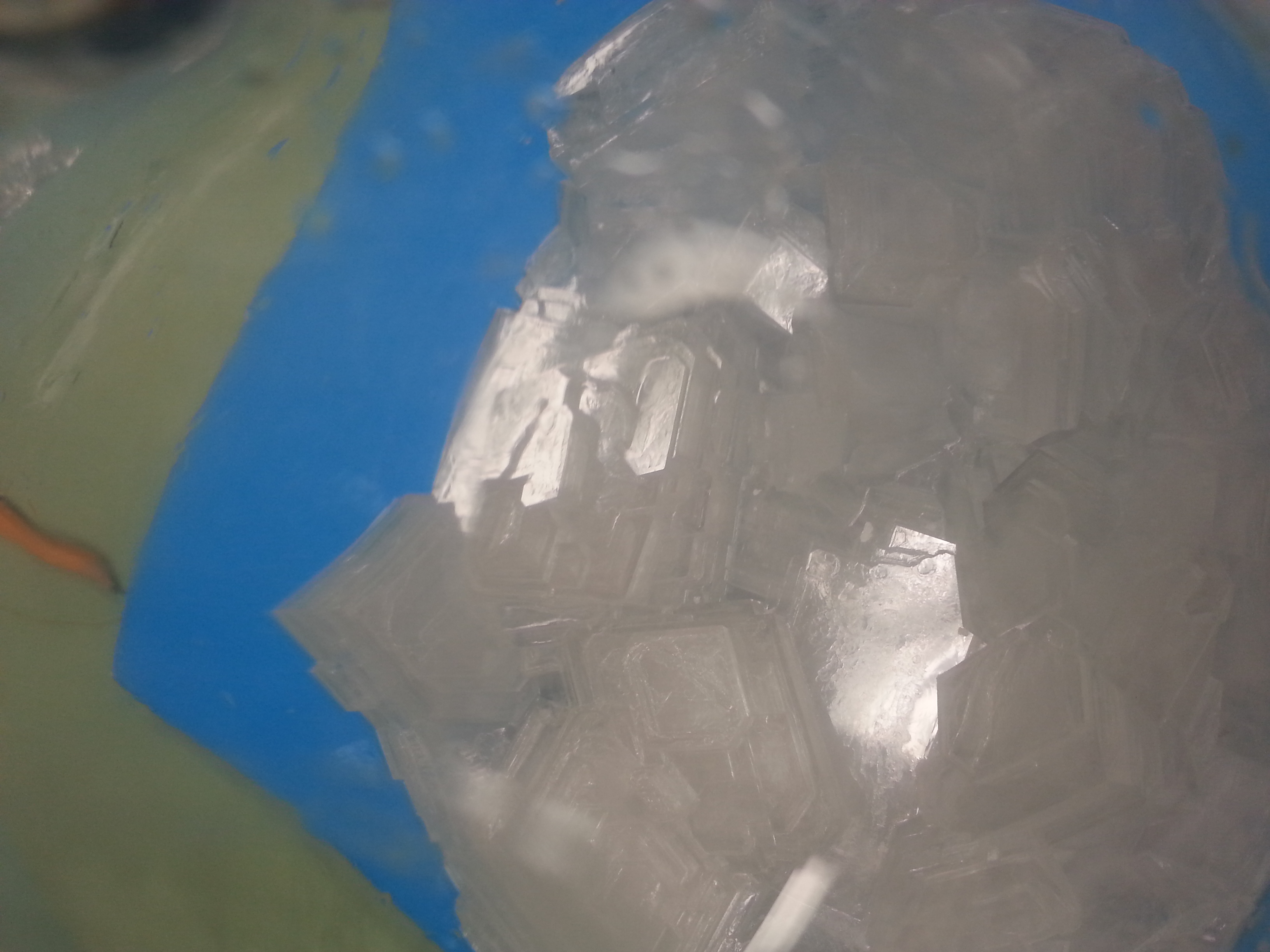 The finished crystallisation