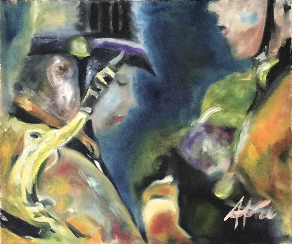 01016 Out of Nowhere...A Marching BAnd Appeared by David Aft.jpg