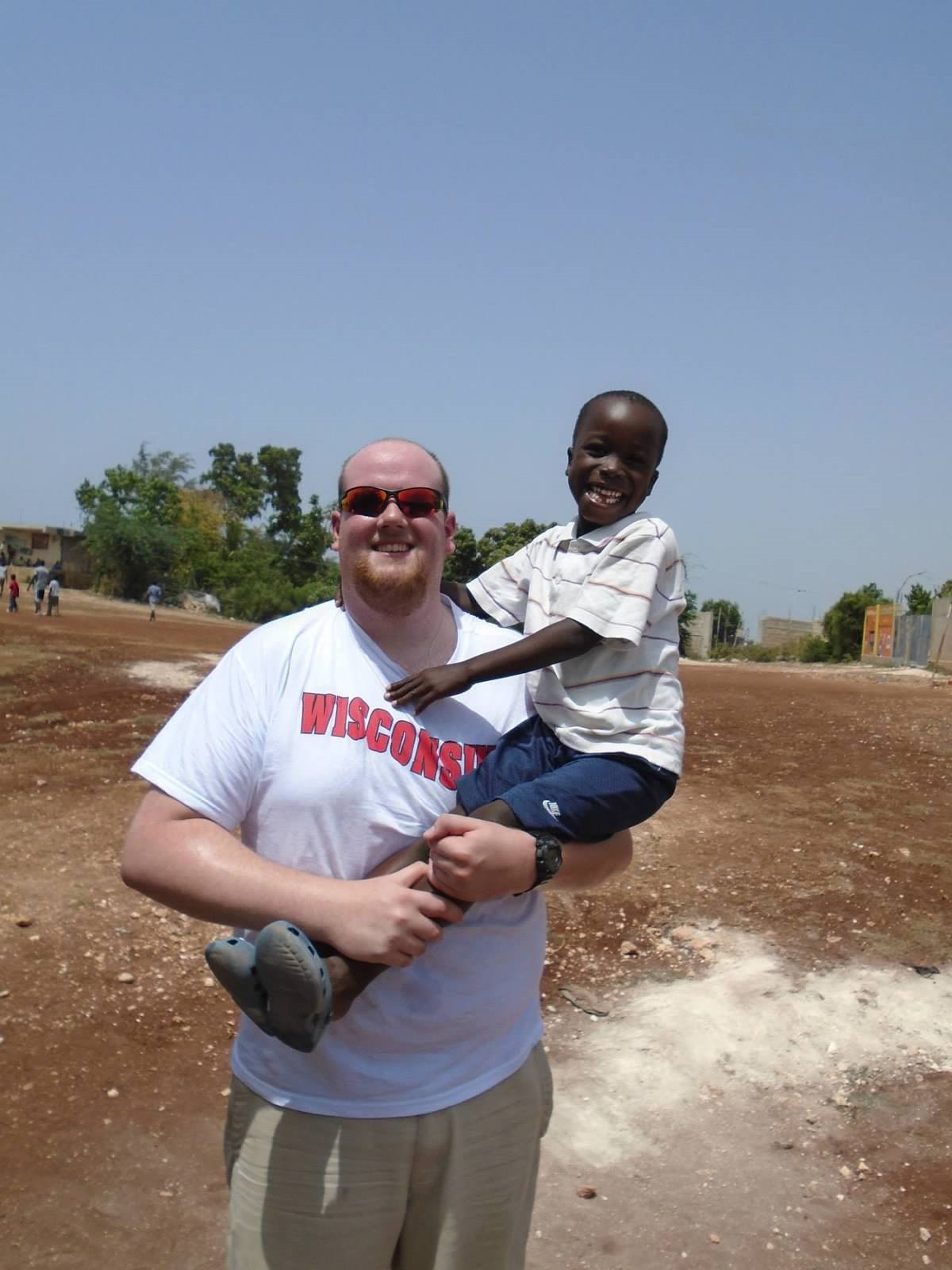 World Changer Matt is the biggest human any of these kids have ever seen!