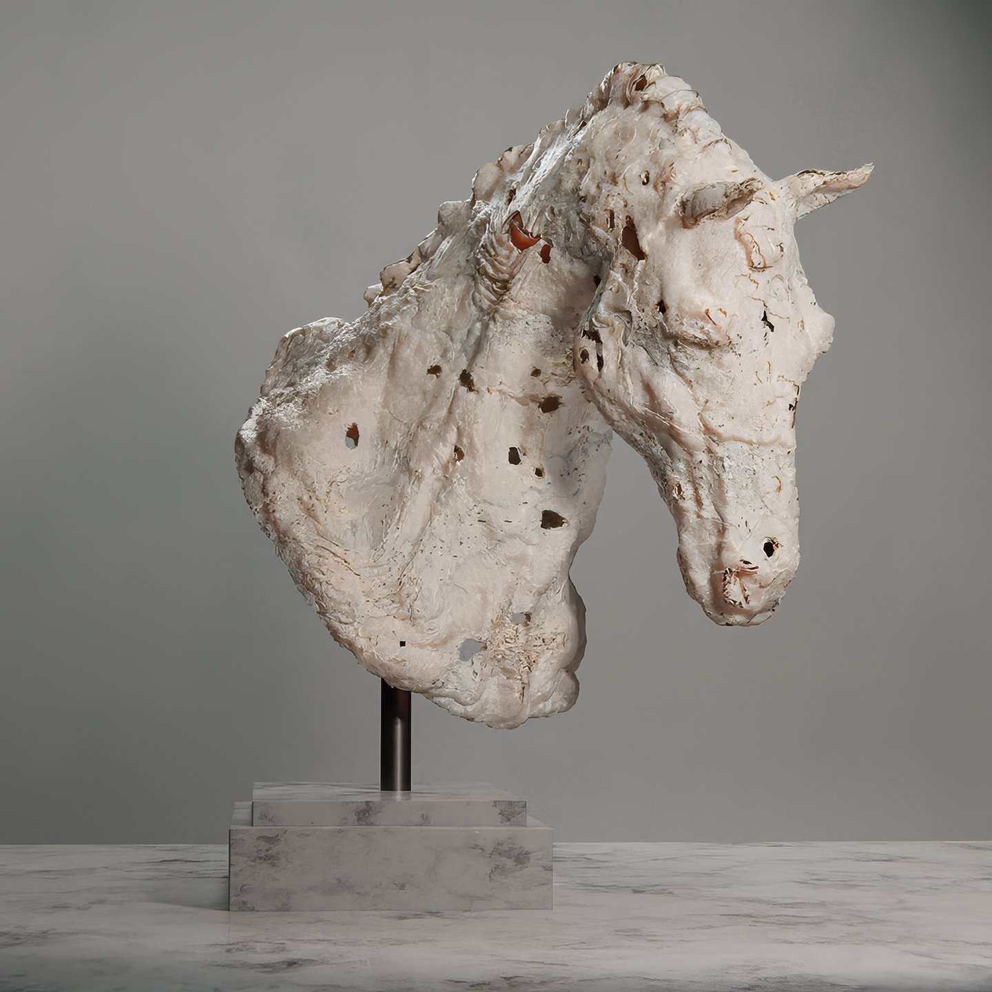CGI Modeled White Horse 