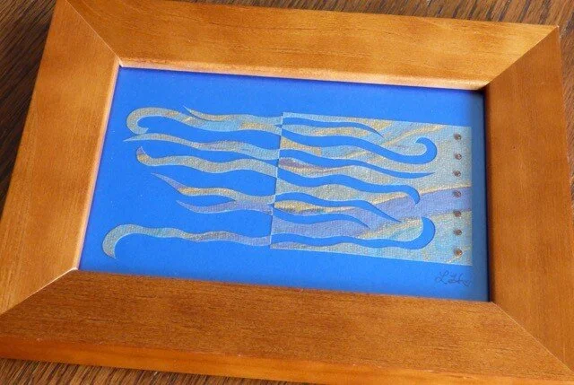 Japanese Notan Cut Paper Collage Art Workshop