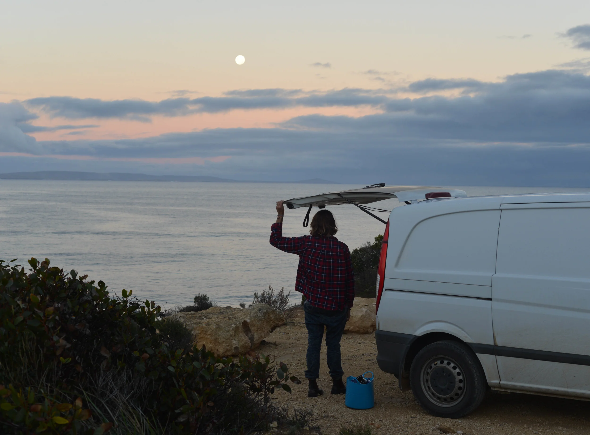 Jonny & Jess in a Sprinter Van