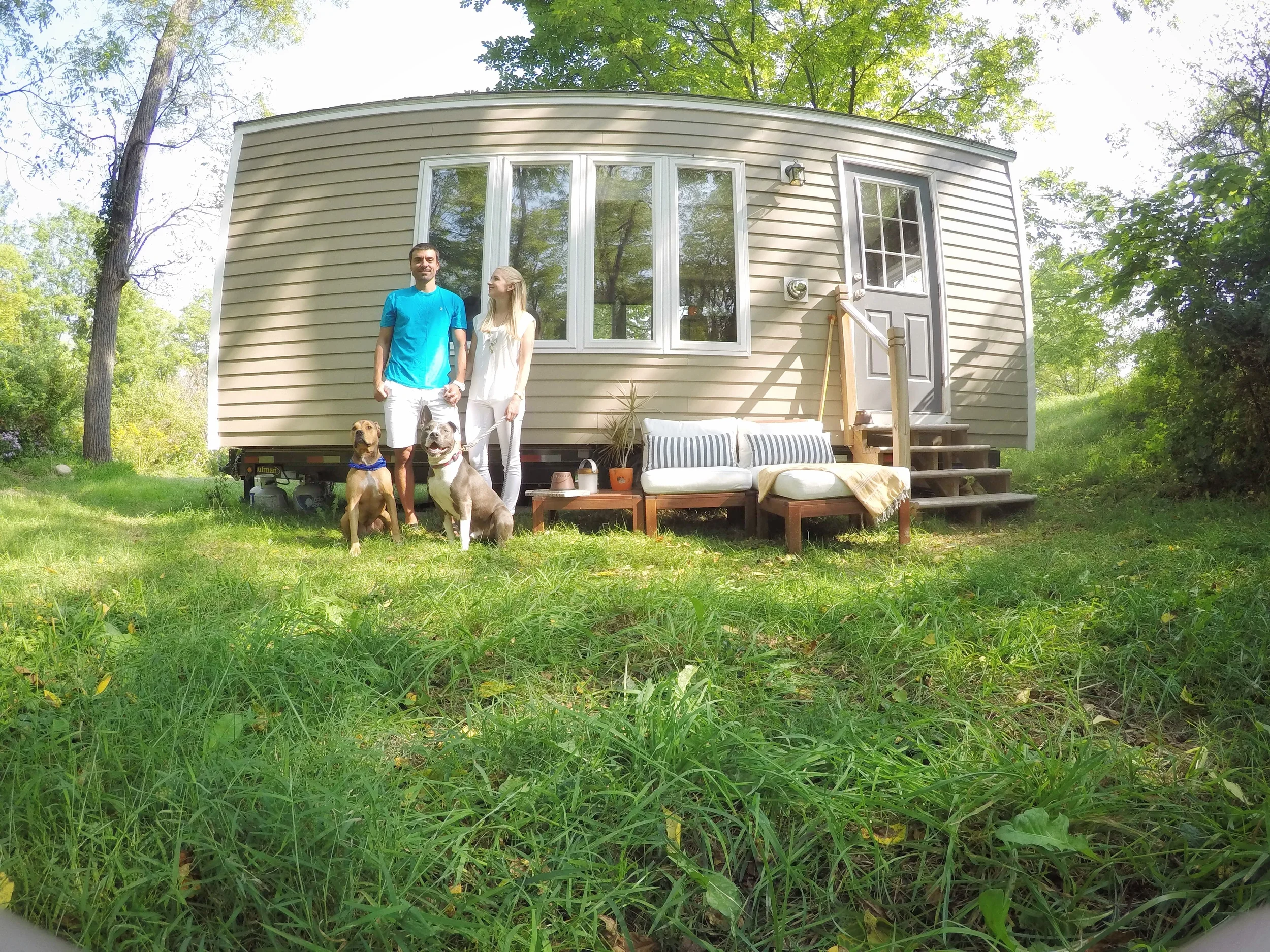 Shannon & Tim in a Tiny House