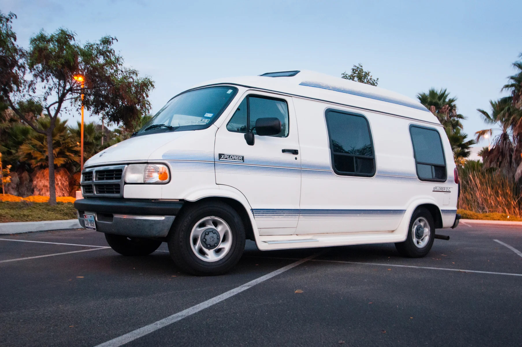The van right after I received it from my grandma and before making any modifications