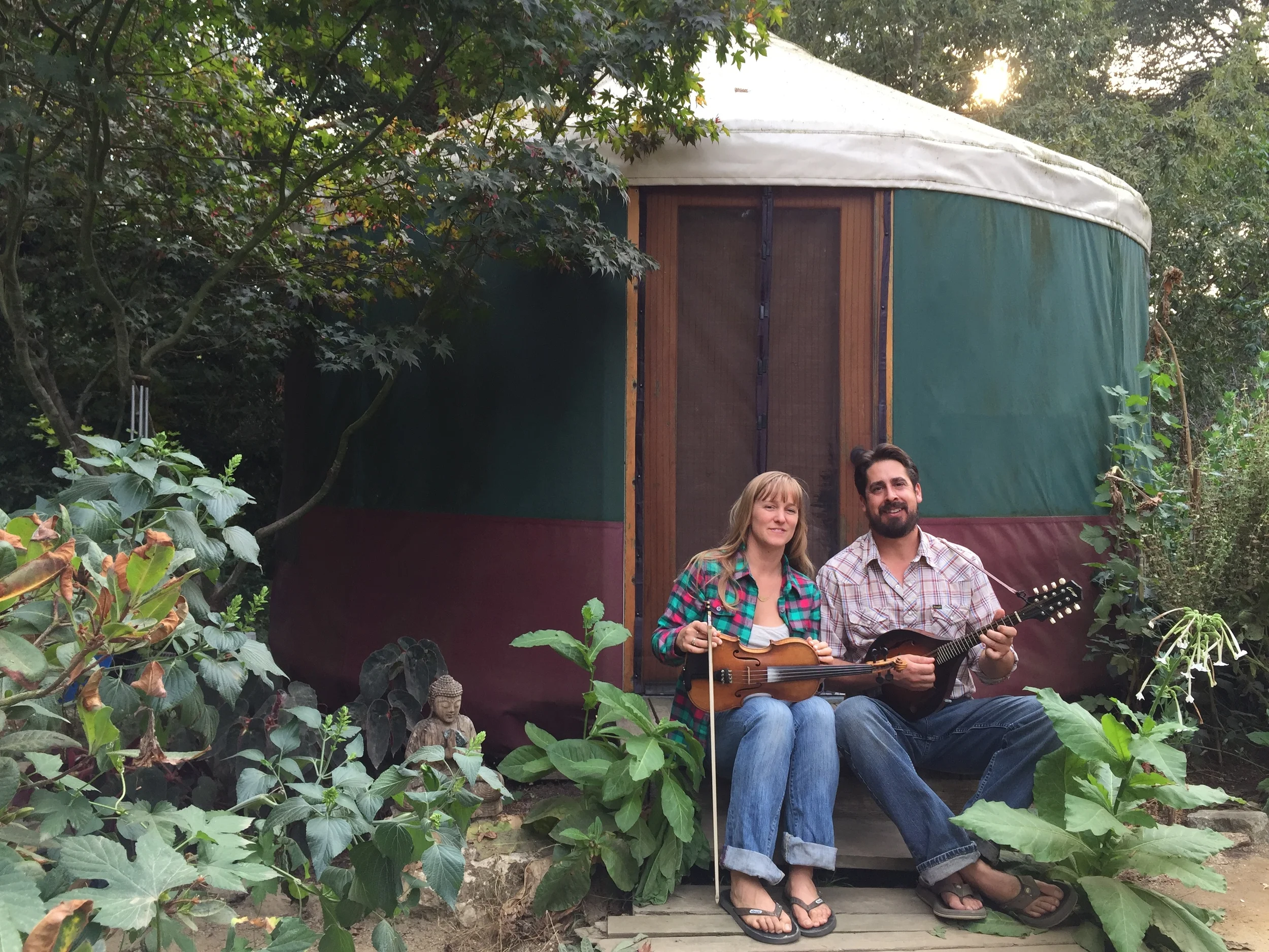 Becky & Todd in a Yurt