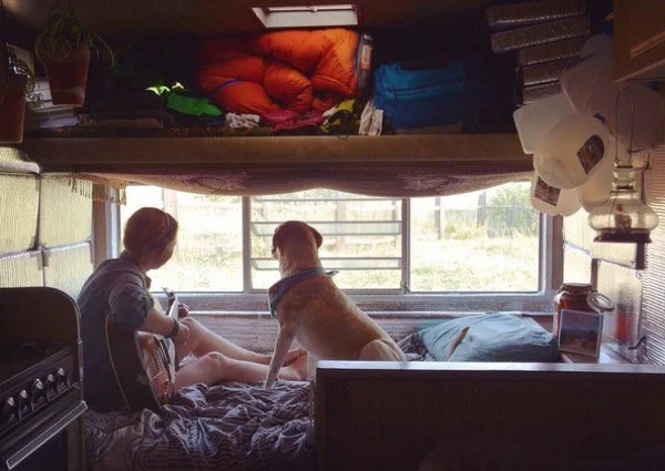 Tiny House Talk: Couple Living Tiny in a 140 Sq. Ft. Camper Trailer