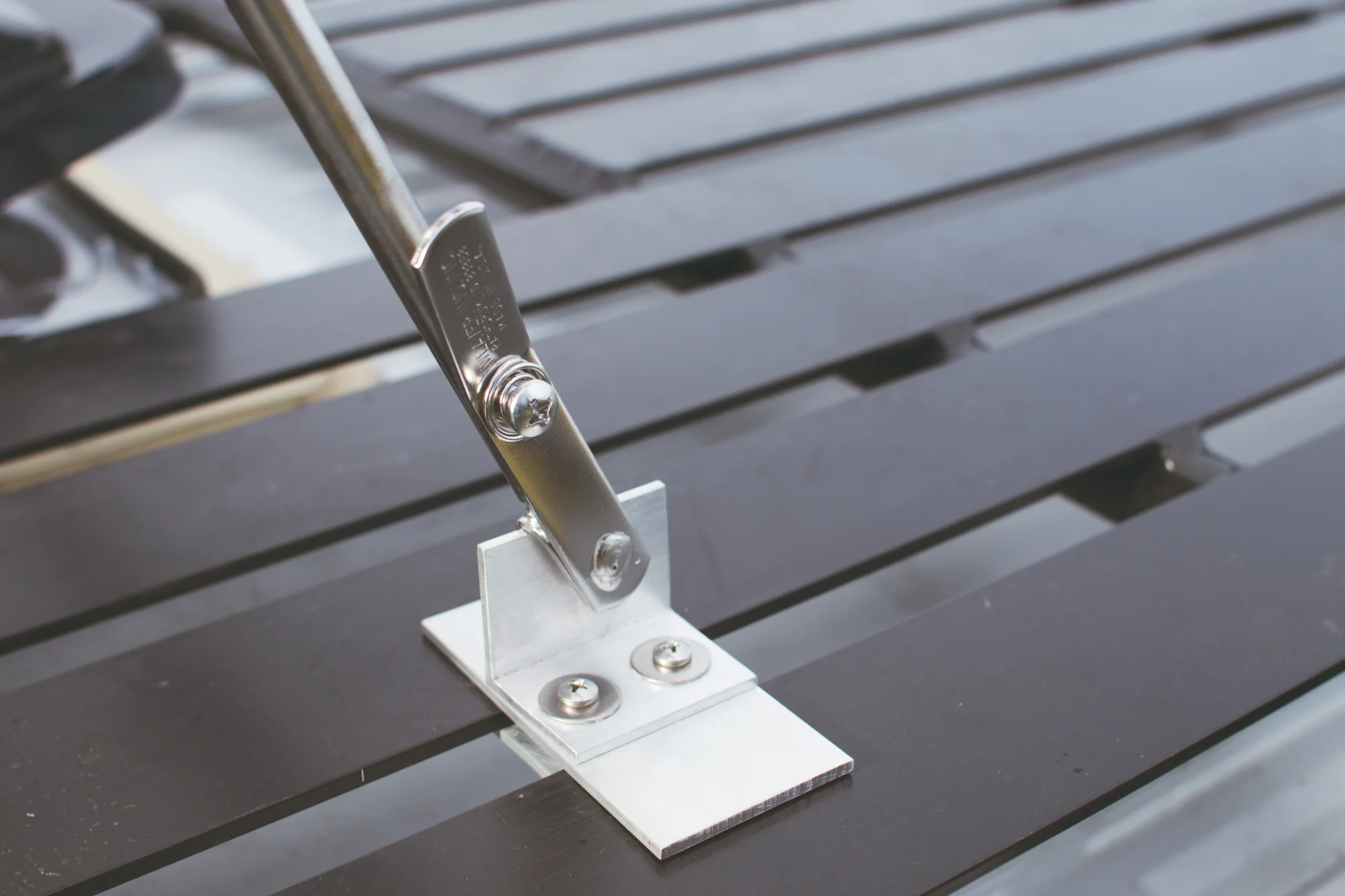 This is the base for one of the standoff bars attached to the roof rack.