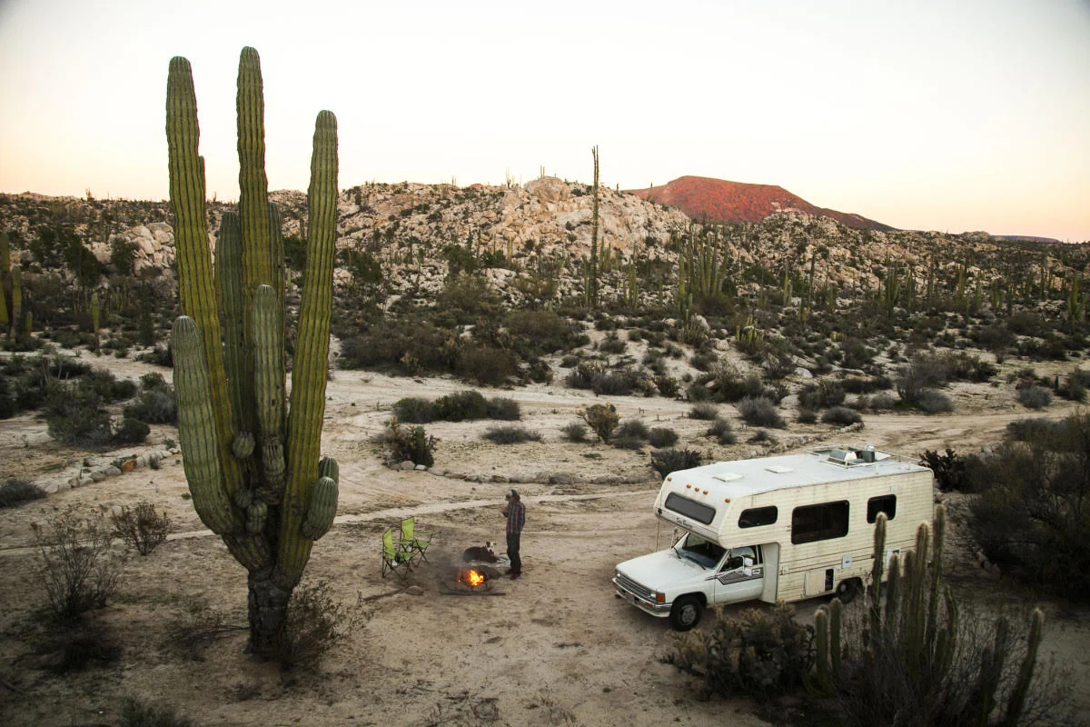 Connan & Bali in Cataviña, Baja California