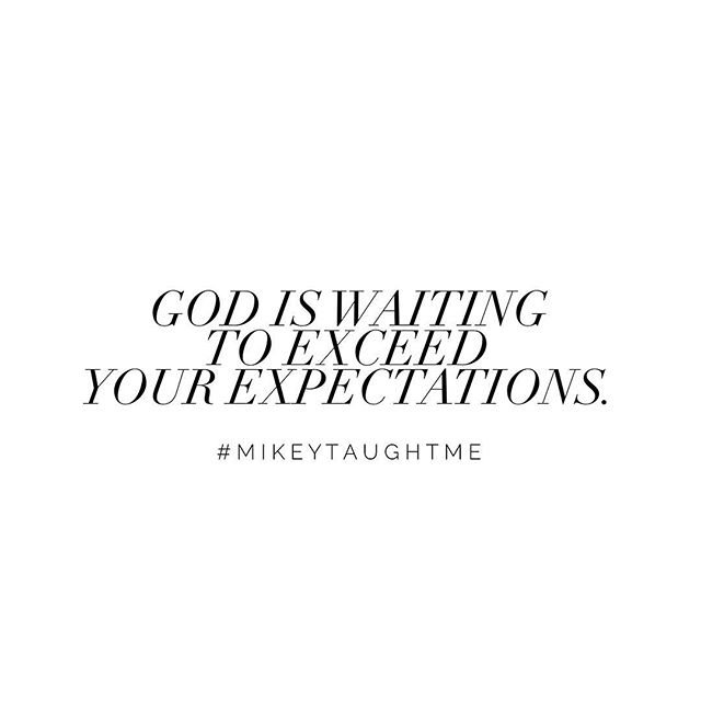 I continue to sit back and watch the way God is literally exceeding my expectations.

Now is the time to latch on to his word and repeat his promises.

No matter how bad it may look activate your faith and press on !