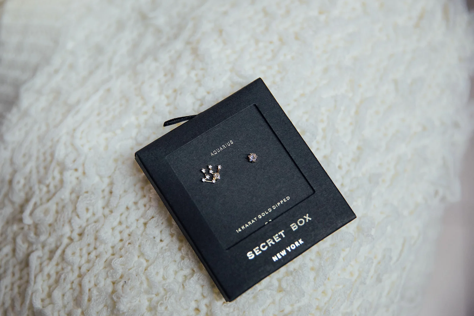 If you know me at all, you’ll know I’m all about the zodiac and trusting the universe so when I saw these earrings and my birthday being only 9 days away, I knew it was destined! I snatched these babies up as fast as I could. - Taylor