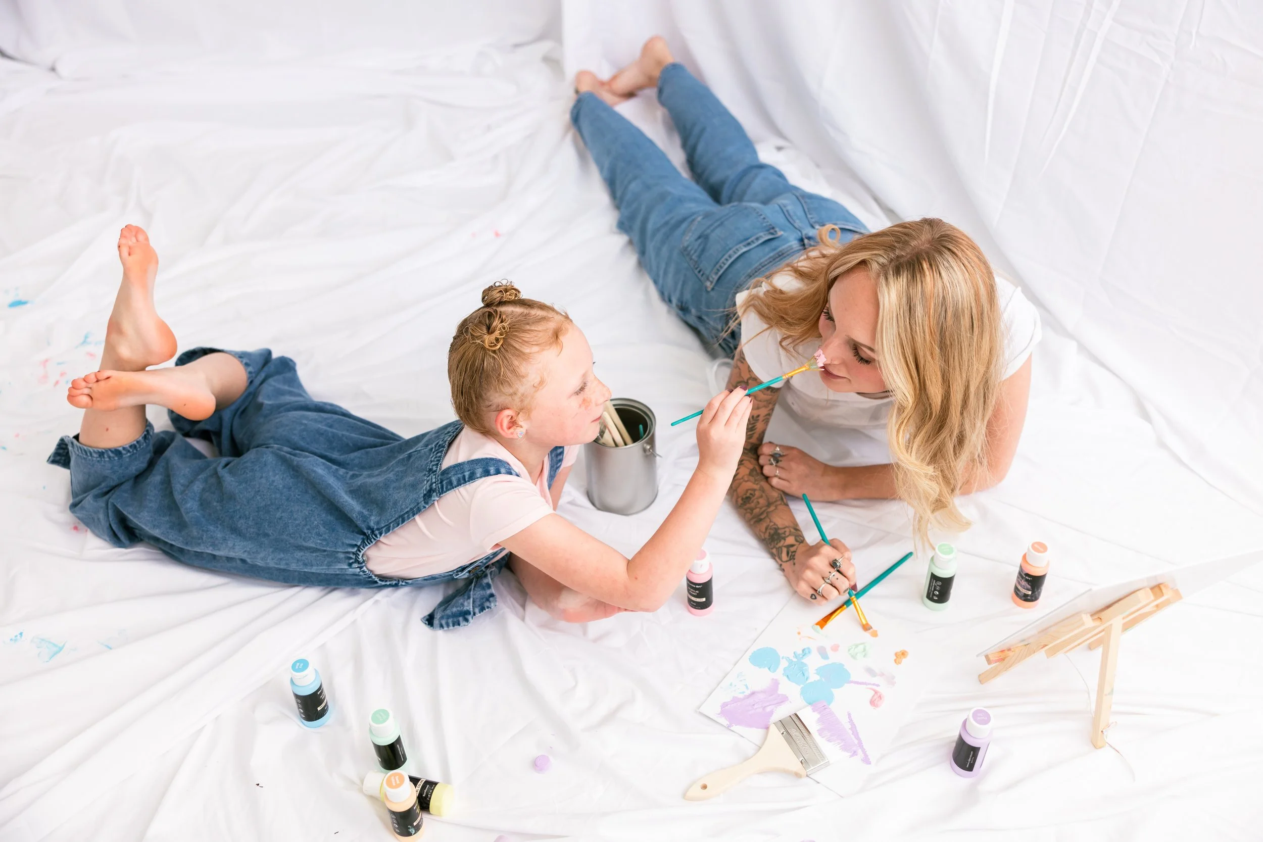 Mom + Me Paint Sessions in Somerset, Kentucky | Creative Motherhood Photos