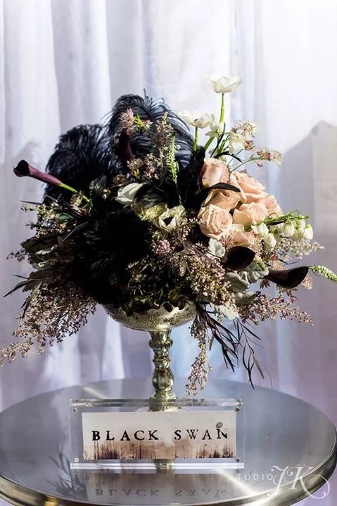 Photo by Studio JK Photography, Furnishings by CORT Events, Floral by Pro Chic Events, Signage by Veronica Preston Design