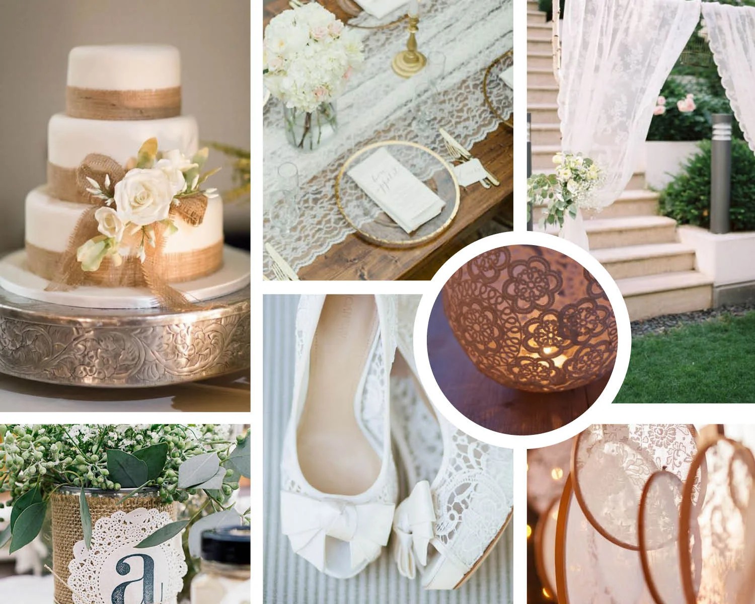 Images for moodboard are from Pinterest from various photographers, florists, cake decorators, and event designers. These are meant to show a preview of ideas!