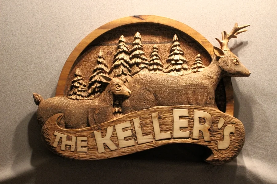 Deer Carving 