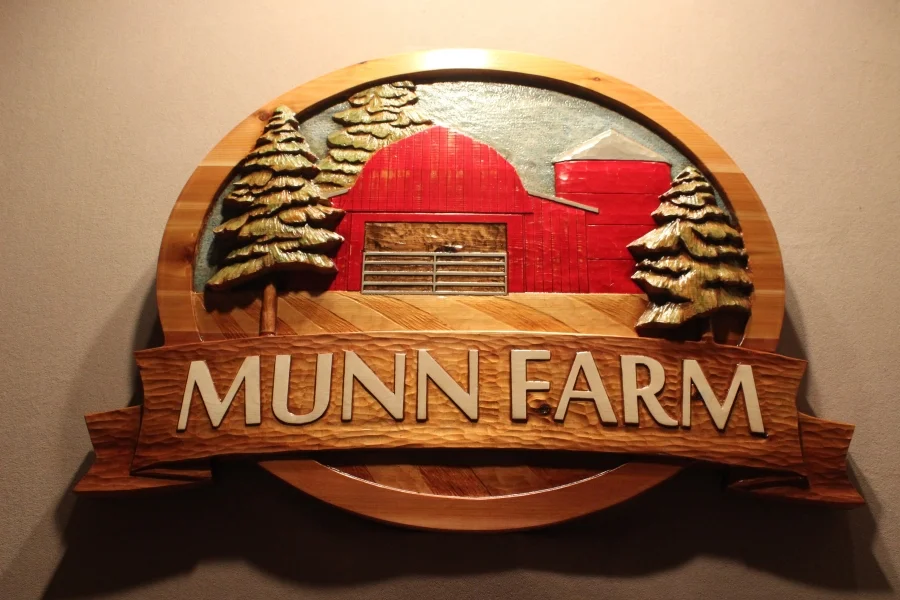 Custom Carved Wood Signs | Farm Signs