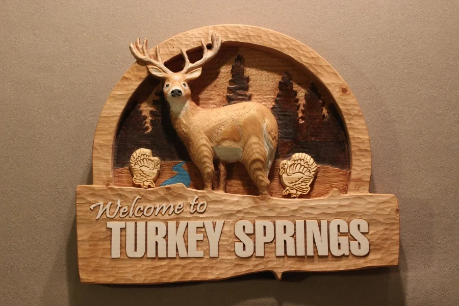 Cabin Signs | Custom Carved Deer Signs
