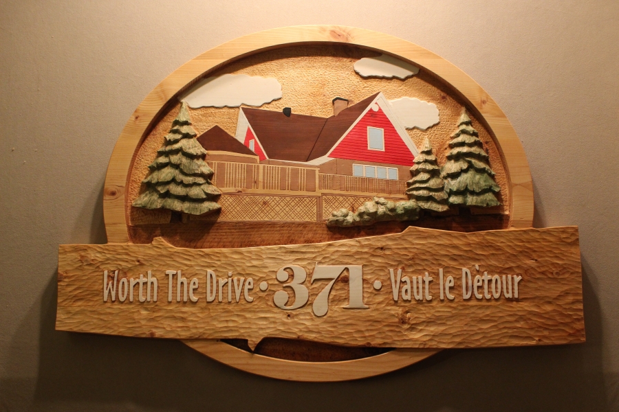 Custom Carved Cottage Signs by Lazy River Studio