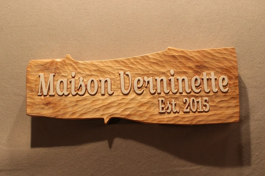 Custom Wooden Carved Home Signs