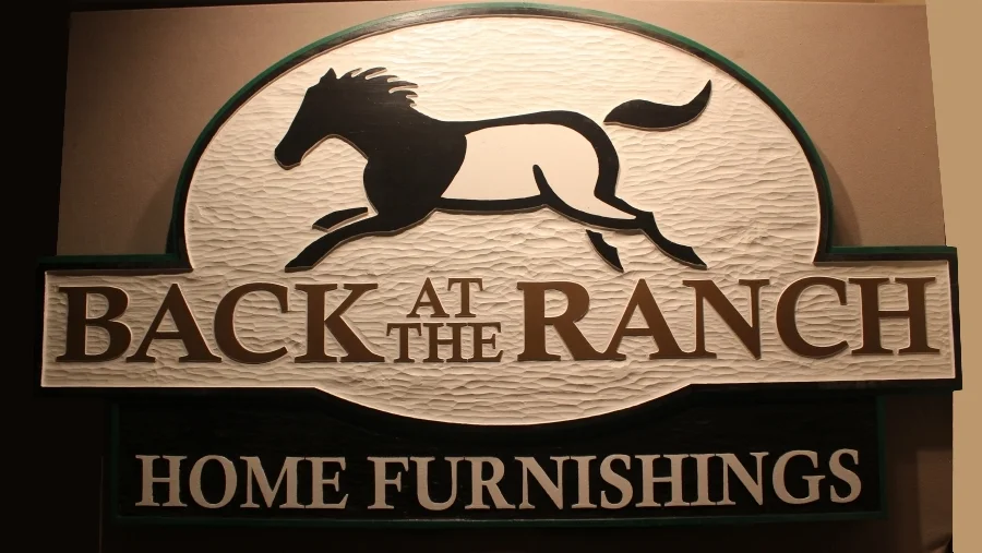Custom company signs by Lazy River Studio