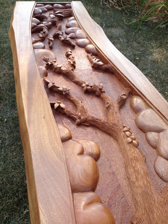 handmade coffee table by Lazy River Studio