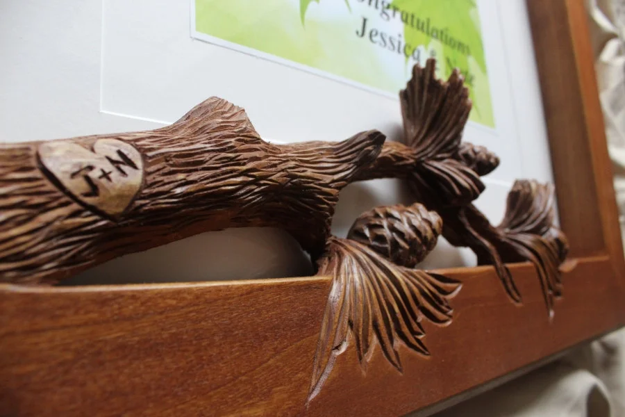 Carved picture frames