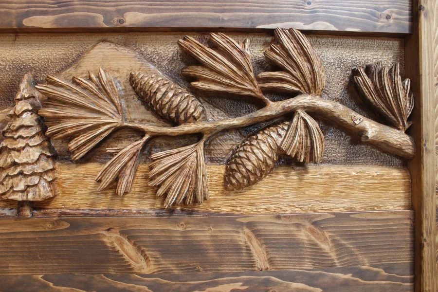 Custom Carved, handmade headboards