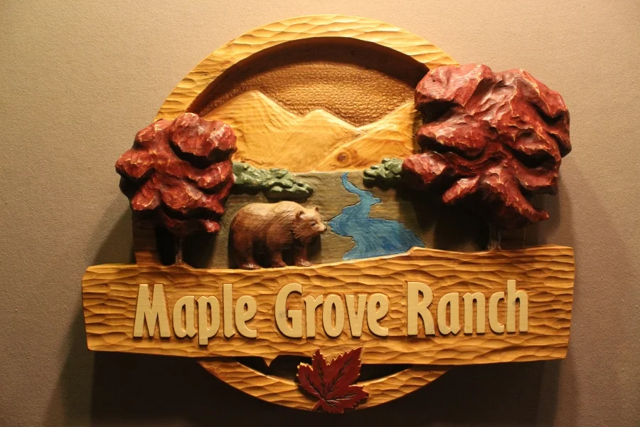 Custom Cabin Signs by Lazy River Studio