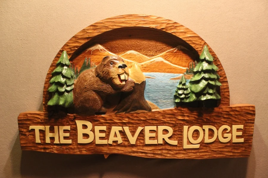 Cabin Signs, Beaver Signs, Lake house signs and more