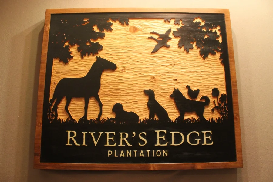 Handmade wood signs by Lazy River Studio