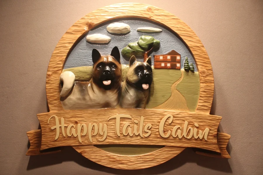 Dog signs by Lazy River Studio 